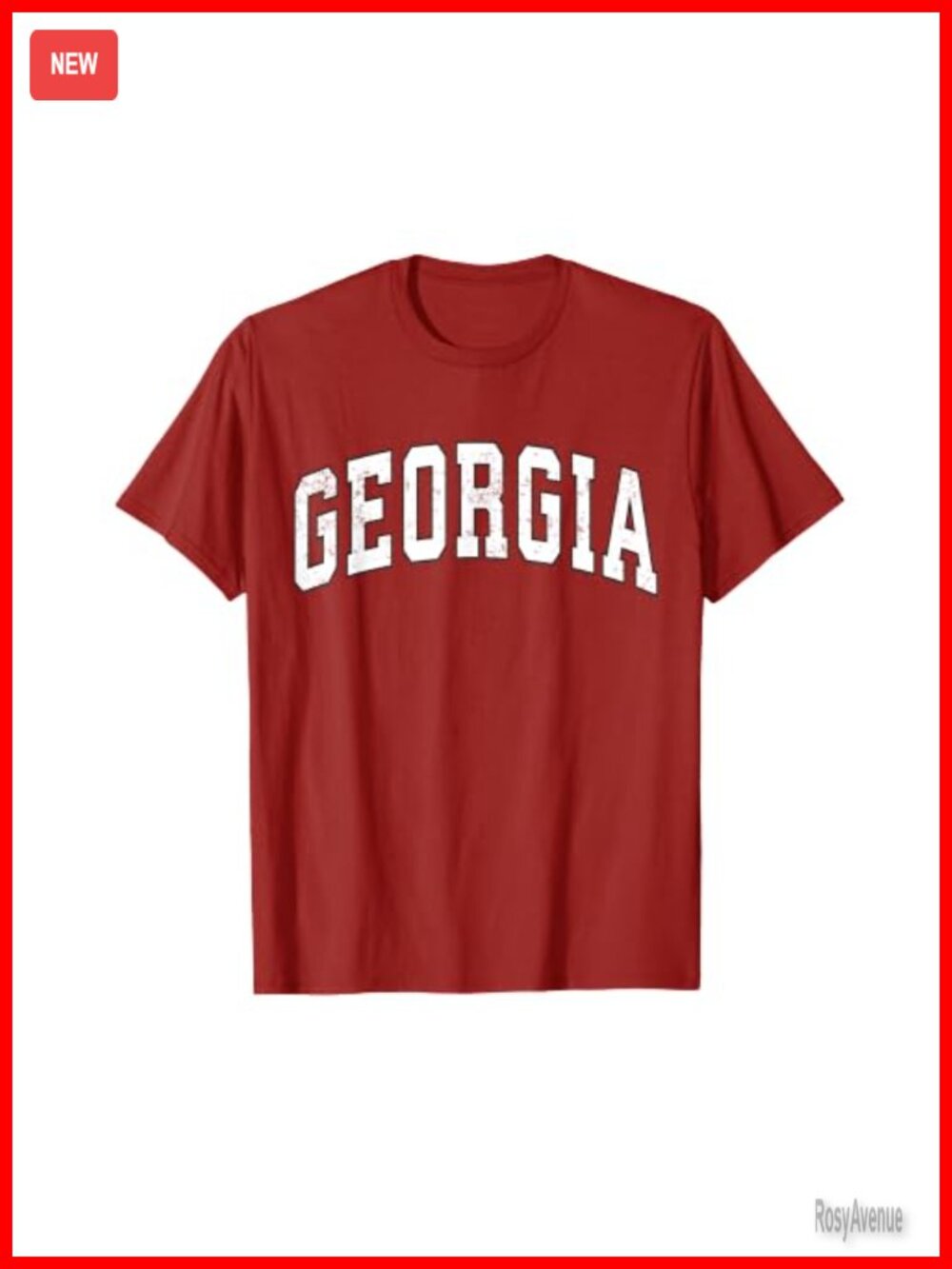 GA Georgia Vintage Style Tee Shirt Unisex Adult Summer